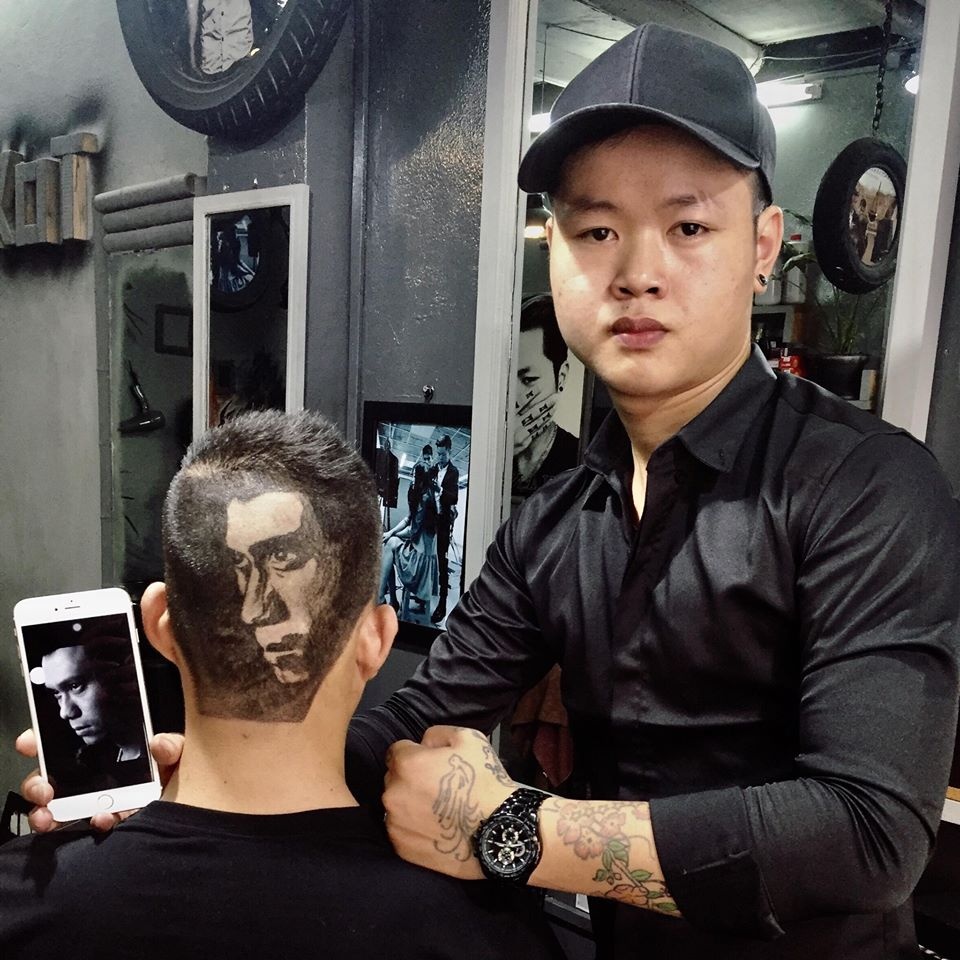 Tattoo hair kiểu tóc khắc họa chân dung VIỆT ANH