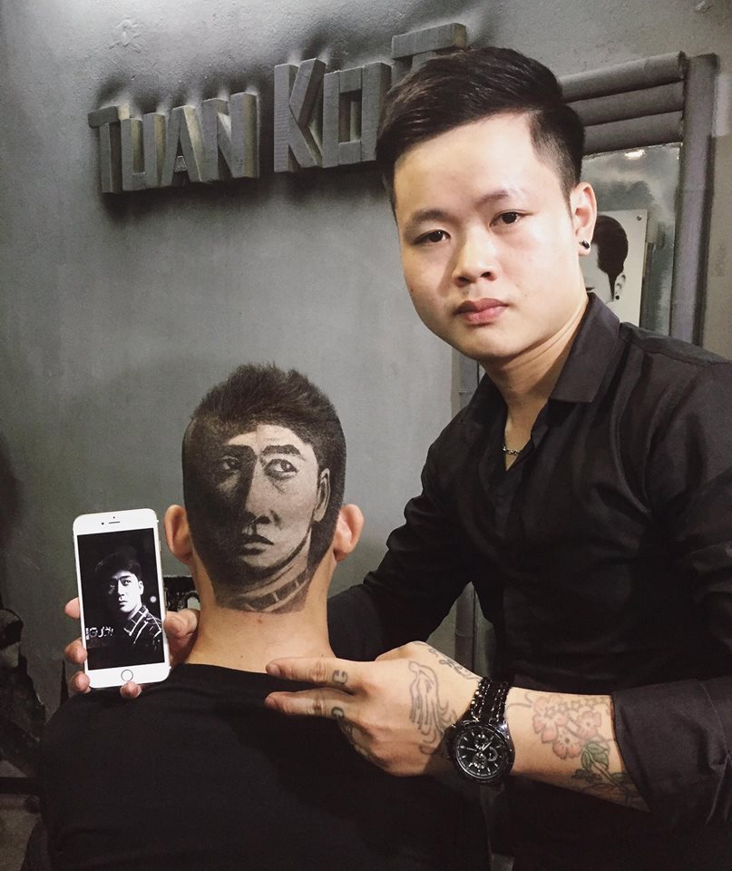 Tattoo hair kiểu tóc khắc họa Chân dung ANH BẢO NGẬU Người Phán Xử