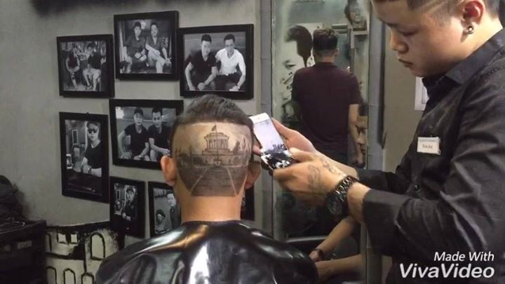 Tattoo hair kiểu tóc khắc họa hình ảnh Lăng Bắc